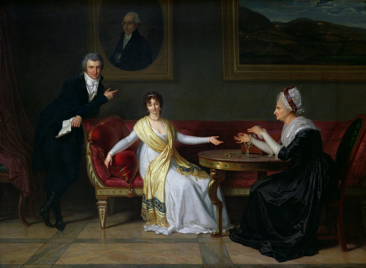 A Salucci család, 1800 alkotó: Louis Gauffier