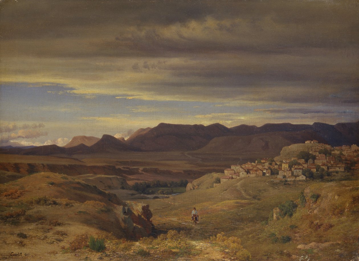 Táj, 1869 alkotó: Louis Gurlitt
