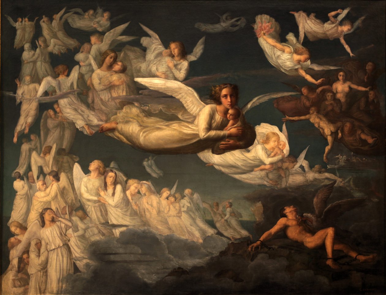 A Lélek verse - A lélek átjárása alkotó: Louis Janmot