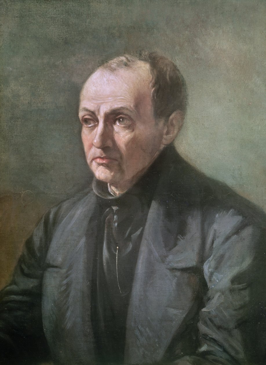 Auguste Comte (1798-1857) alkotó: Louis Jules Etex