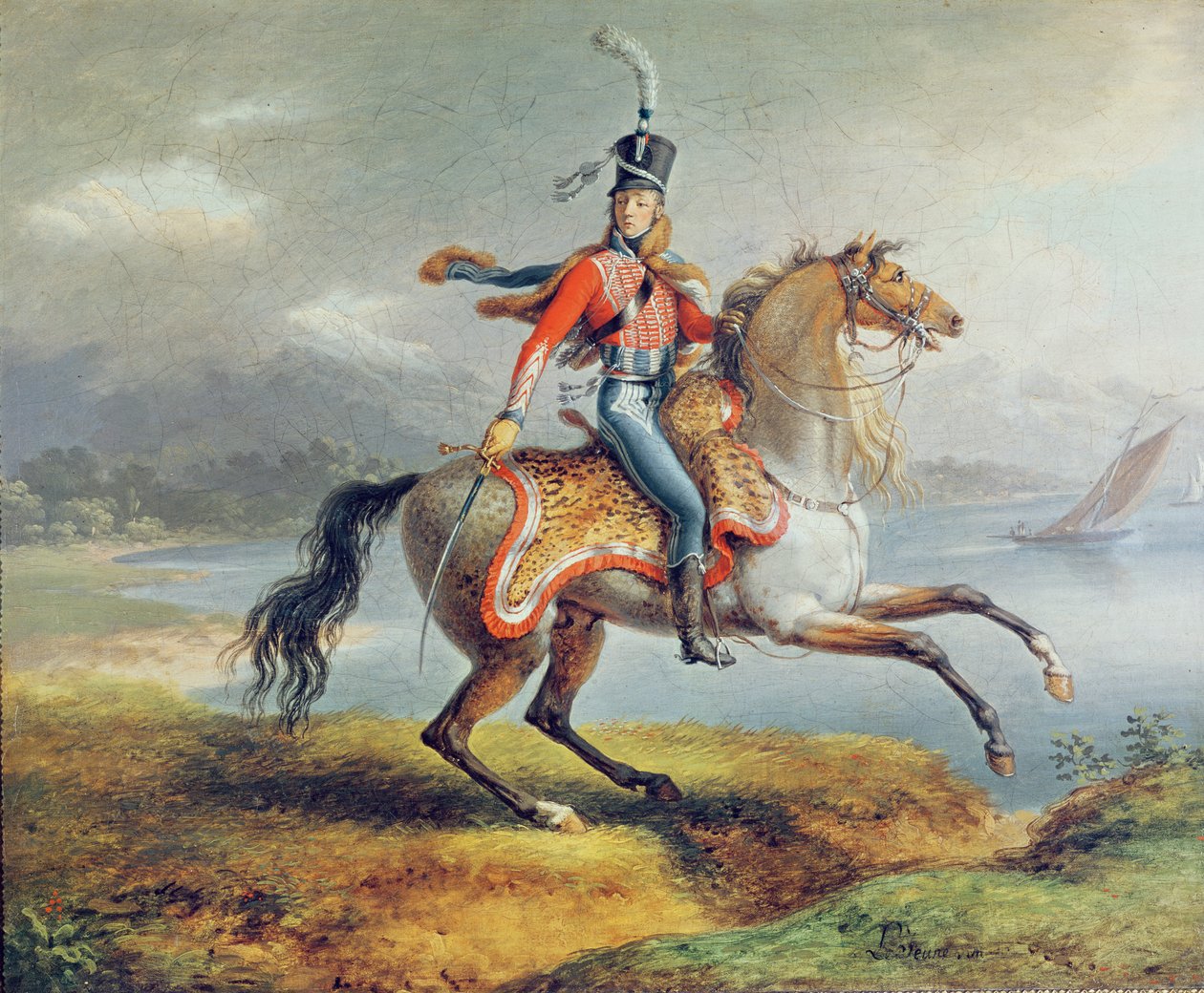 Lovas önarckép, 1806-08 alkotó: Louis Lejeune