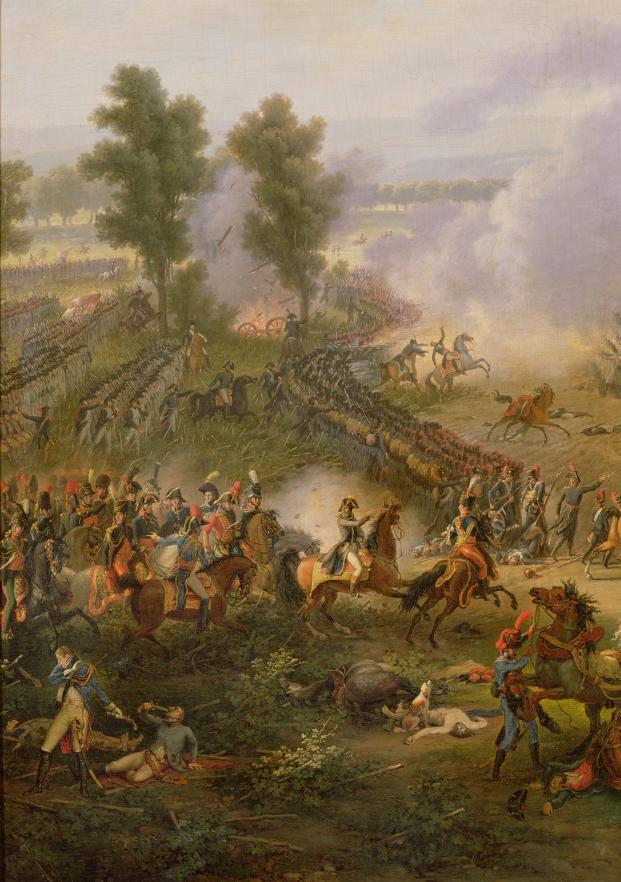 A marengói csata, Napóleon Bonaparte (1769-1821) és őrnagya, 1801 részlete (lásd még: 28336) alkotó: Louis Lejeune