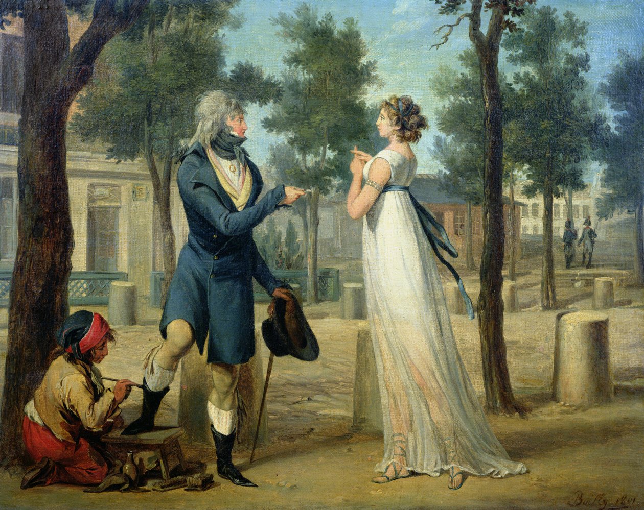 Hihetetlen és csodálatos Párizsban, 1797 alkotó: Louis Leopold Boilly