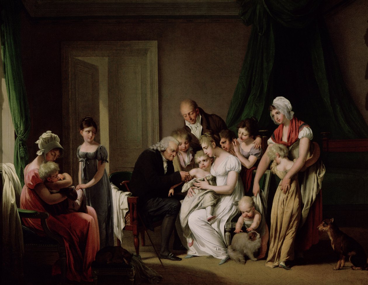 Az oltás alkotó: Louis Leopold Boilly