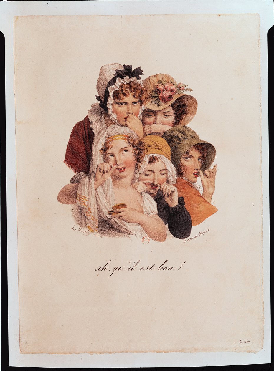 Ah! Quil est Bon !, metszett: Francois Seraphin Delpech (1778-1825) 1824-25 alkotó: Louis Leopold Boilly