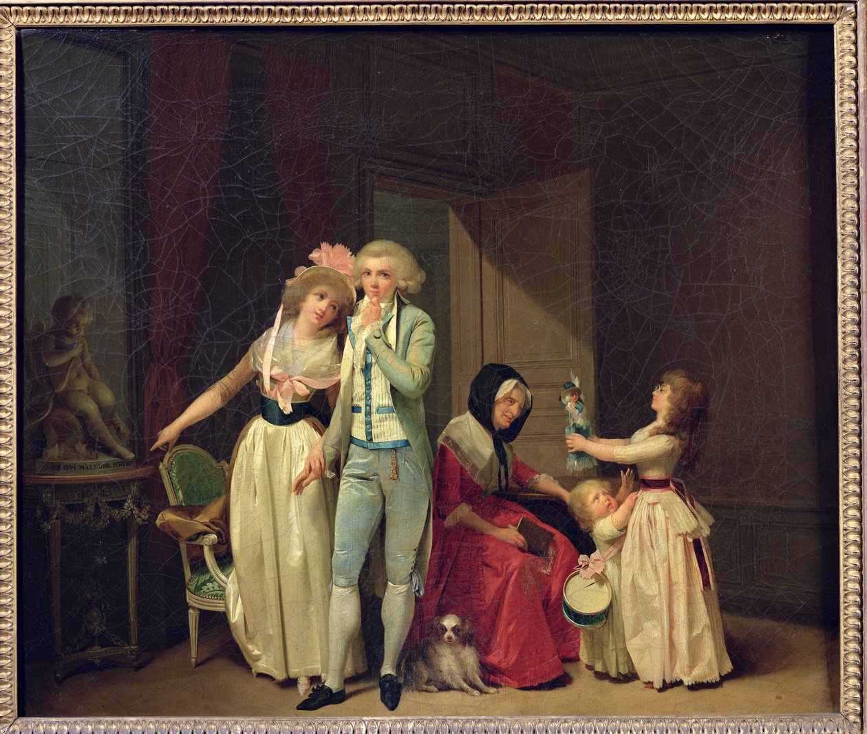 Azok, akik inspirálják a szeretetet, oltsák ki, vagy A filozófus, 1790 alkotó: Louis Leopold Boilly