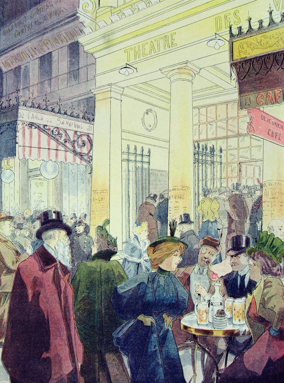 Theater des Varietes, Boulevard Montmartre, 1897 alkotó: Louis Malteste