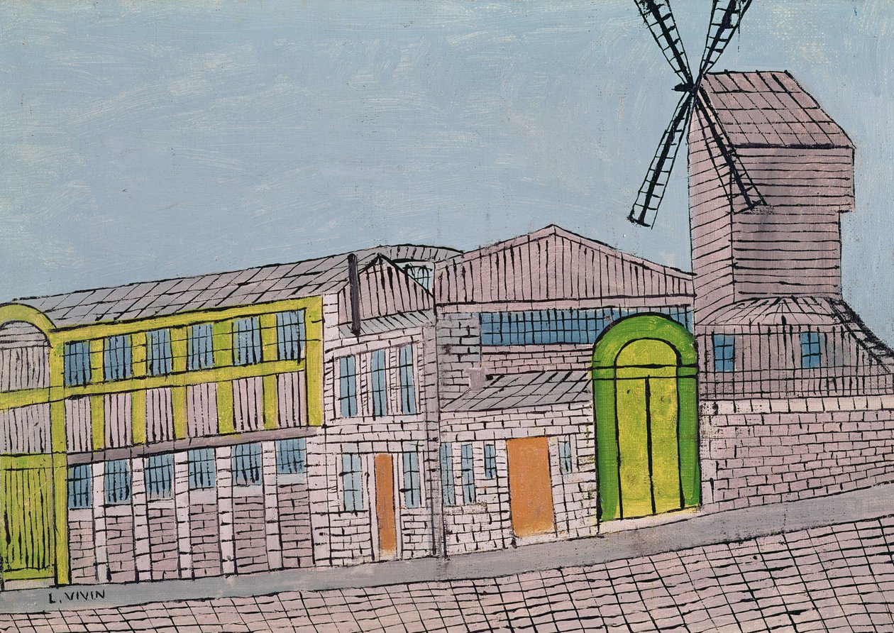 A Moulin de la Galette, 1926 alkotó: Louis Vivin