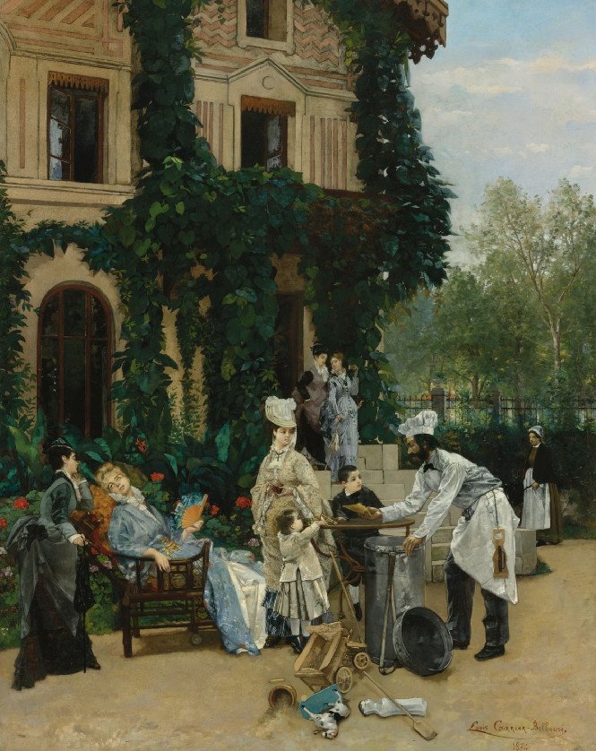 A kreppkészítő alkotó: Louis Robert Carrier Belleuse
