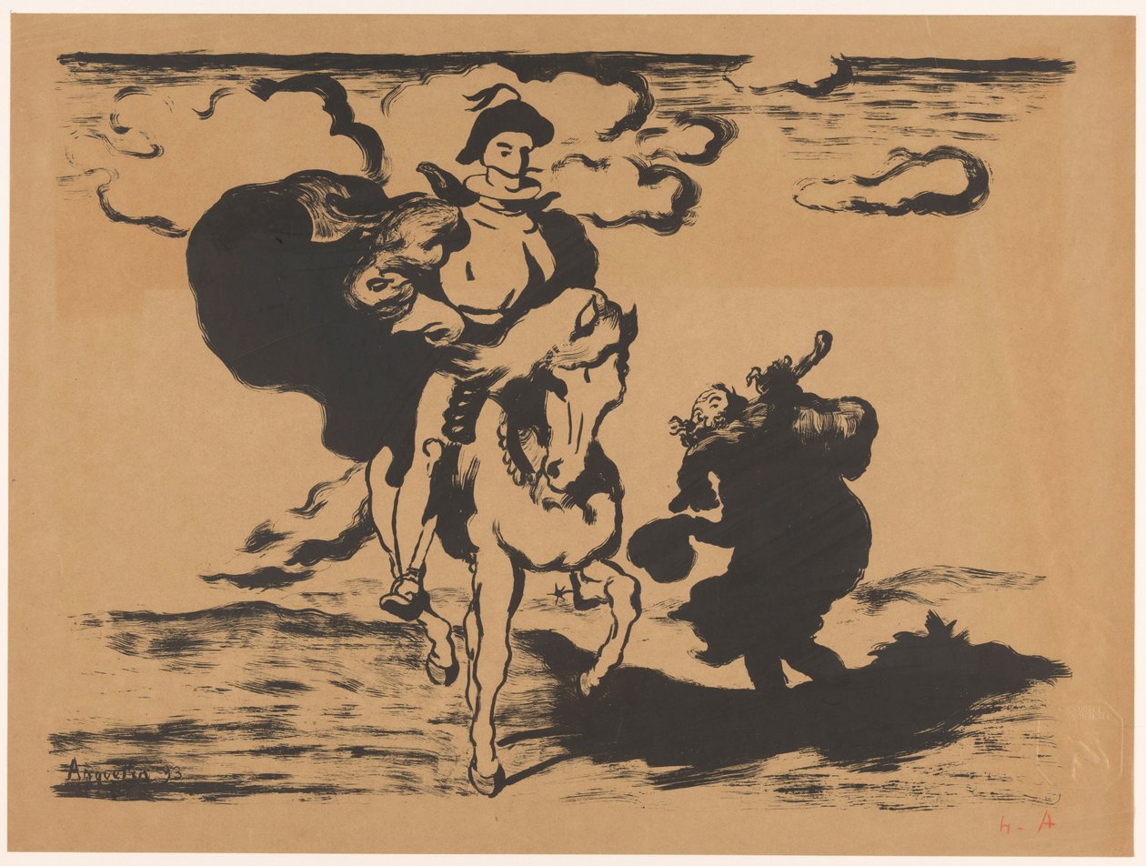 Lovas és koldus alkotó: Louis Anquetin