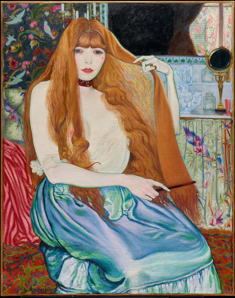 Nő a WC-jében alkotó: Louis Anquetin