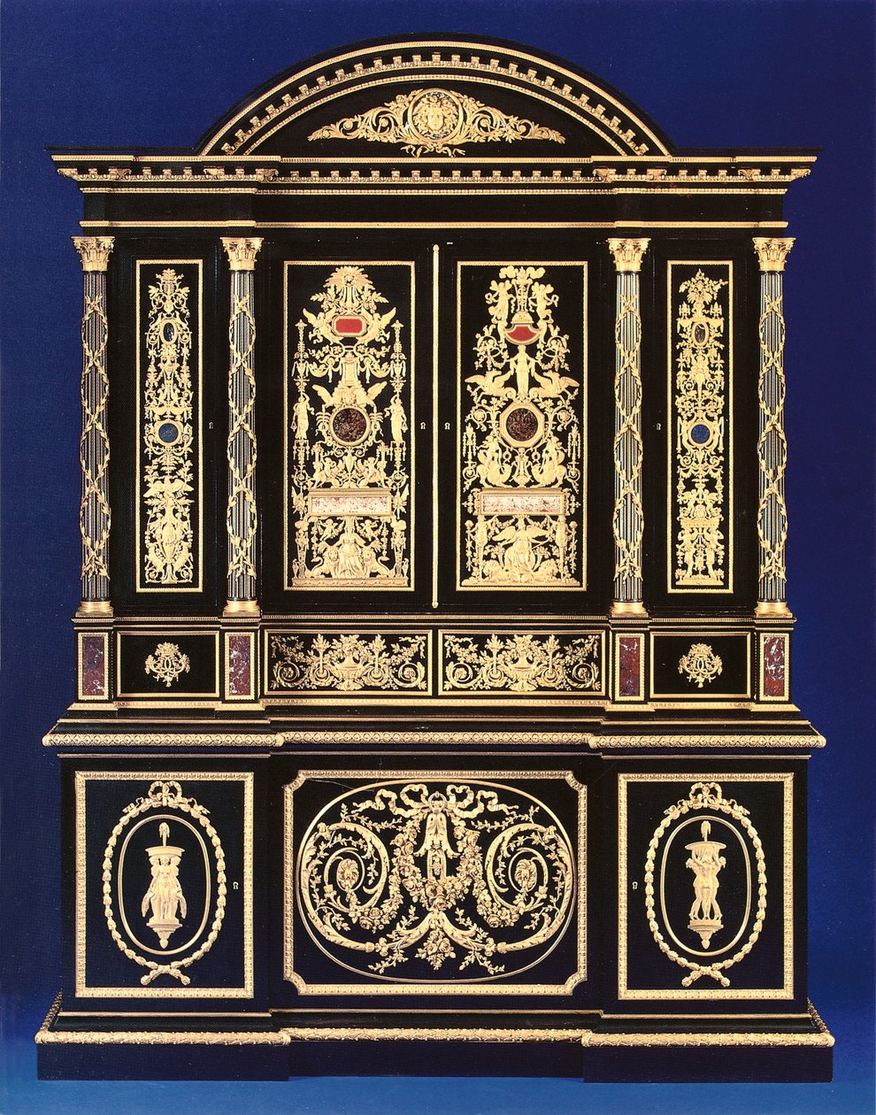 Könyvszekrény alkotó: Louis Auguste Alfred Beurdeley