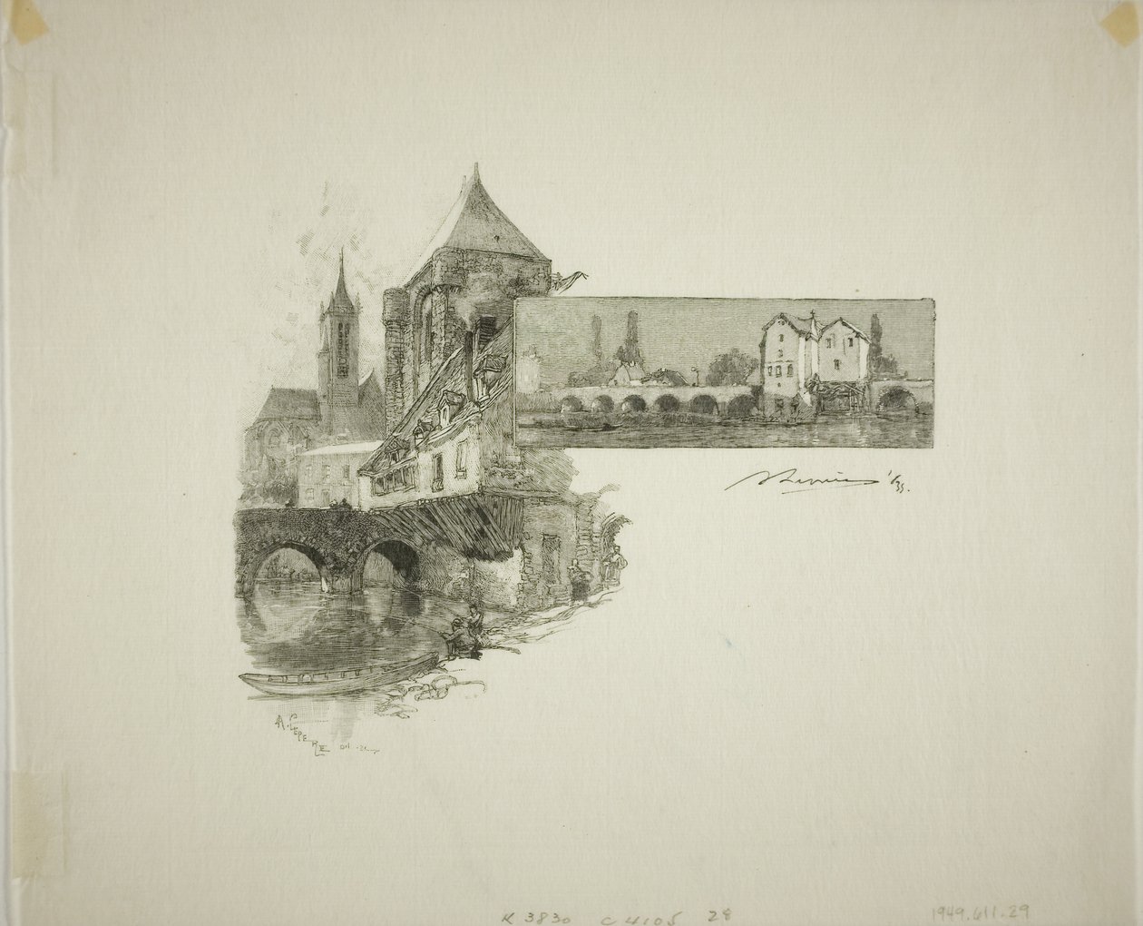 Moret: a fa-malom alkotó: Louis Auguste Lepère