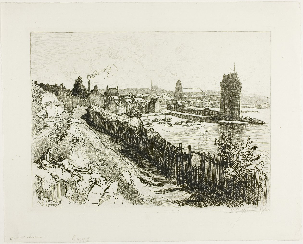 Saint-Servan alkotó: Louis Auguste Lepère