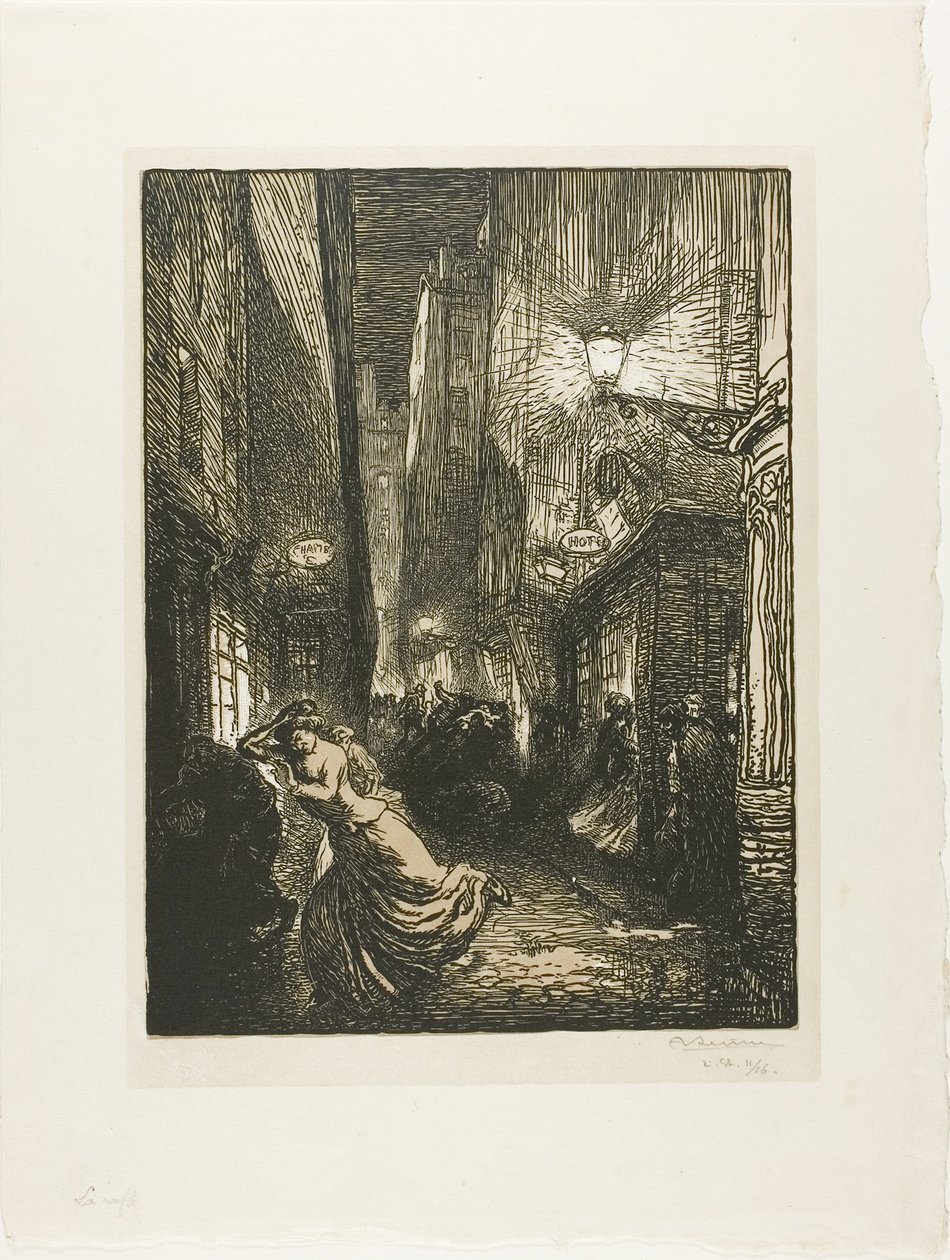 A rajtaütés alkotó: Louis Auguste Lepère