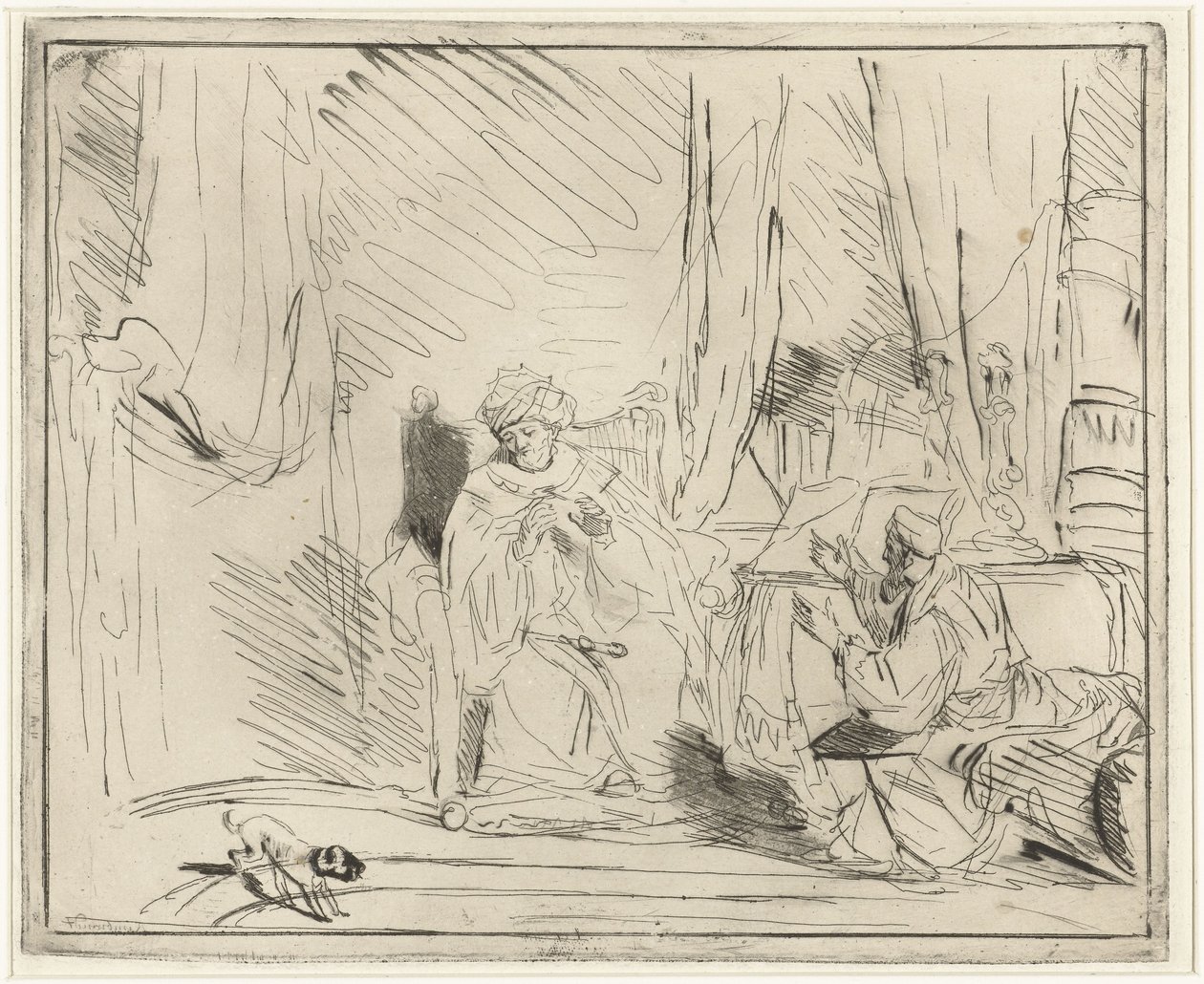 David és Nathan alkotó: Louis Bernard Coclers