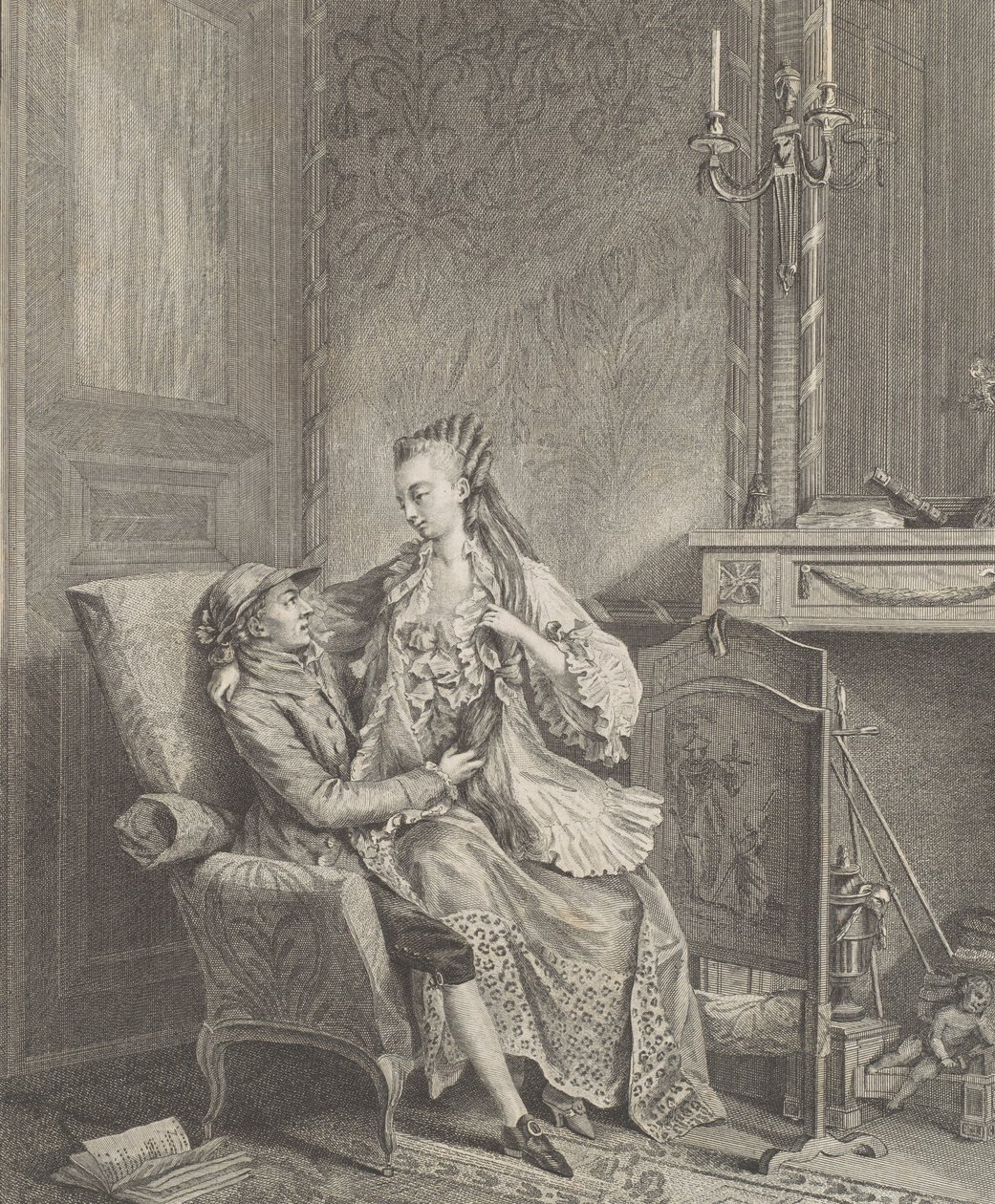 A reggel A boldog unió, 1789 után. alkotó: Louis Bosse