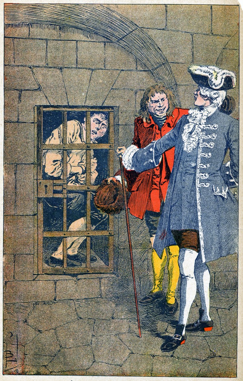 Egy börtön a Regence alatt alkotó: Louis Charles Bombled
