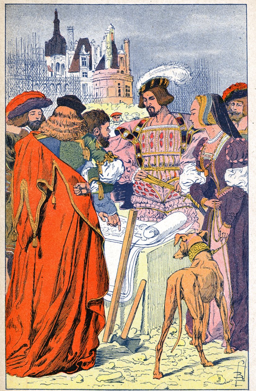 Francois 1 alkotó: Louis Charles Bombled