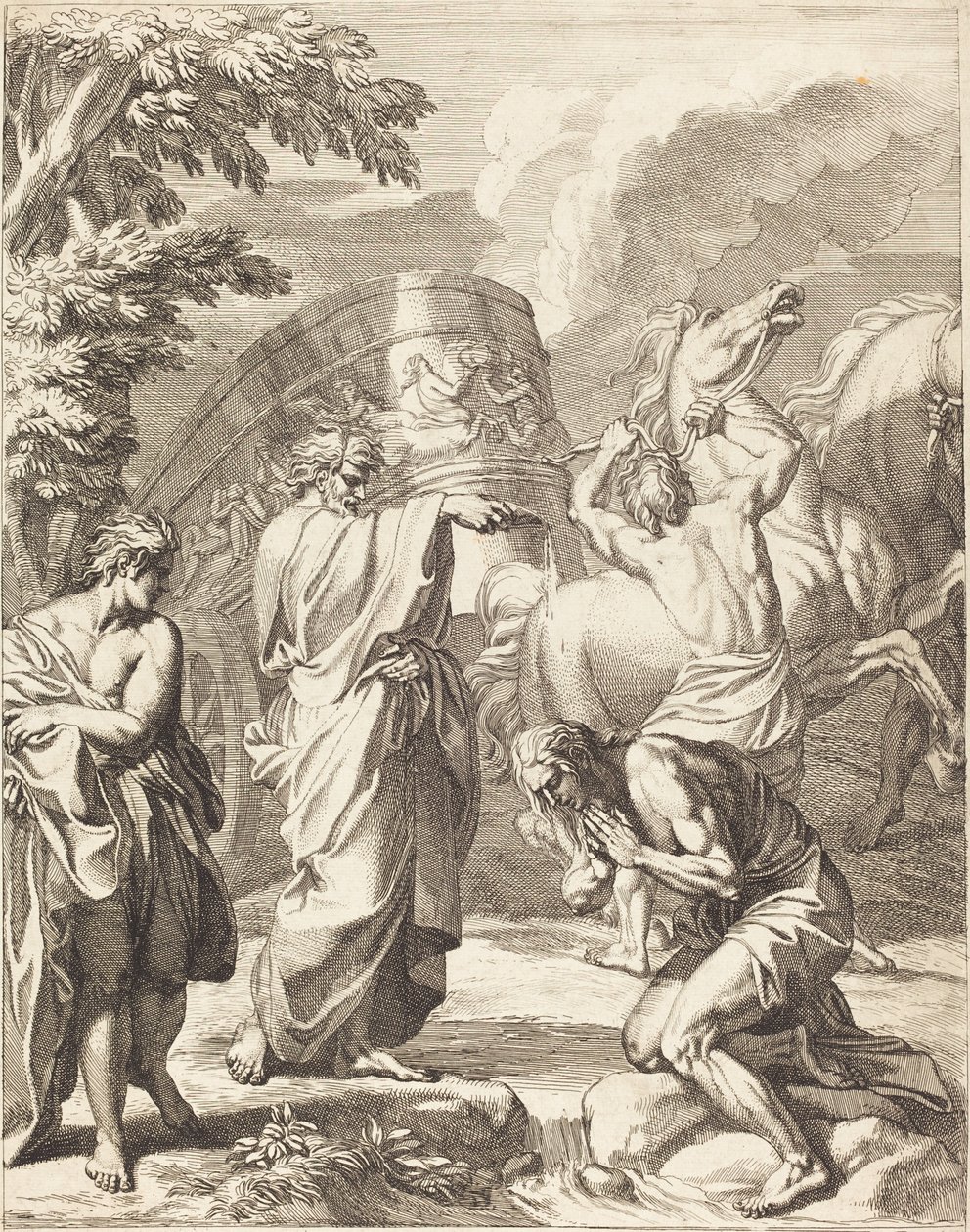 Az eunuch keresztsége alkotó: Louis Cheron