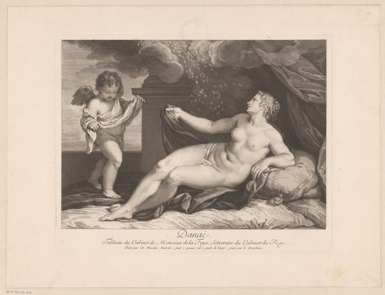 Jupiter és Danaë alkotó: Louis Desplaces