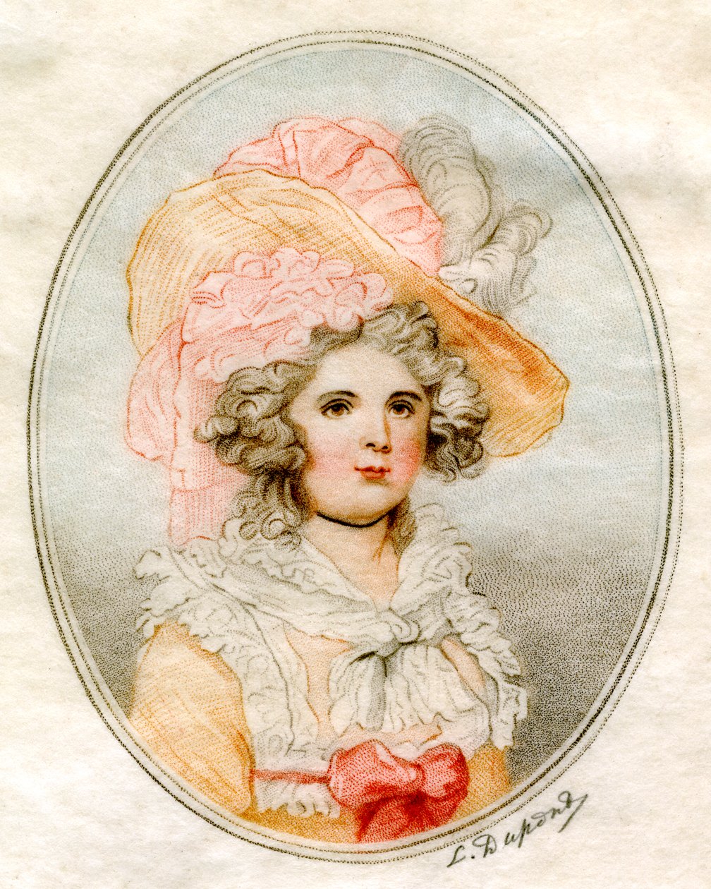 Női portré, 18. század. alkotó: Louis Dupont