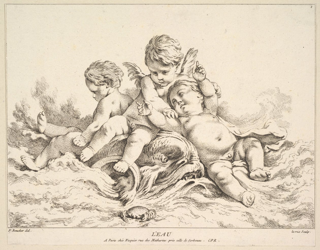 Víz. alkotó: Louis Felix de la Rue