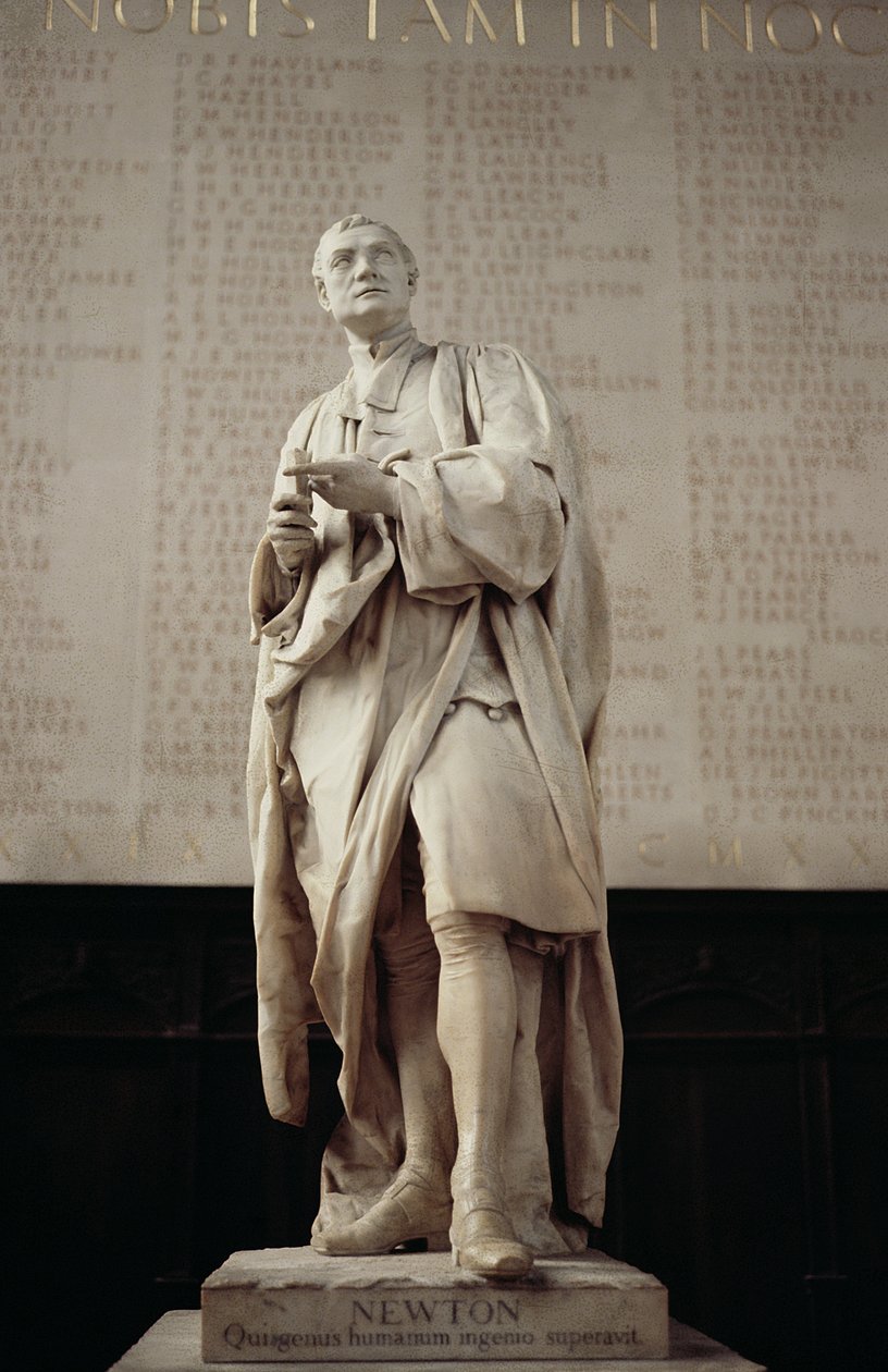 Sir Isaac Newton (1642-1727) (márvány) alkotó: Louis Francois Roubillac