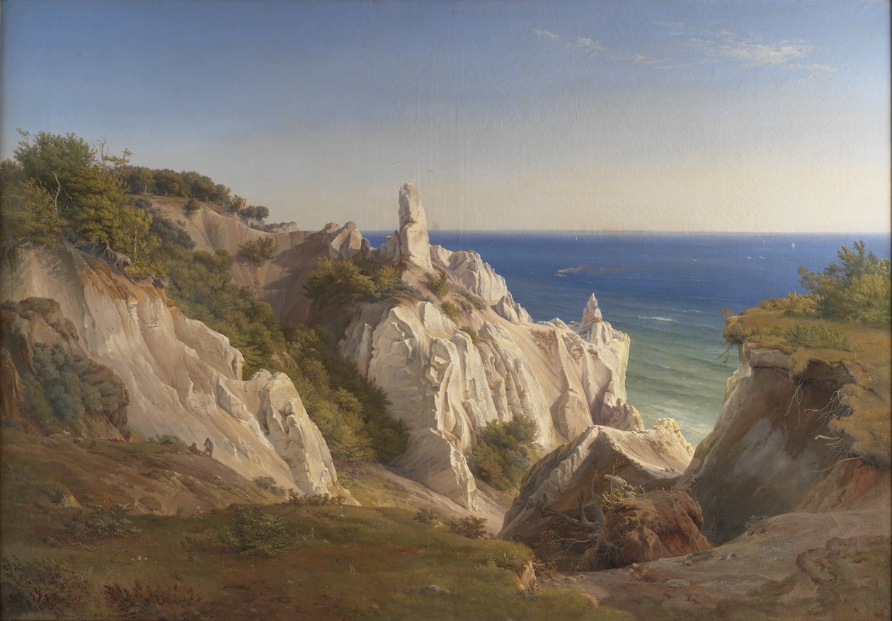 A Møn-sziget sziklái alkotó: Louis Gurlitt