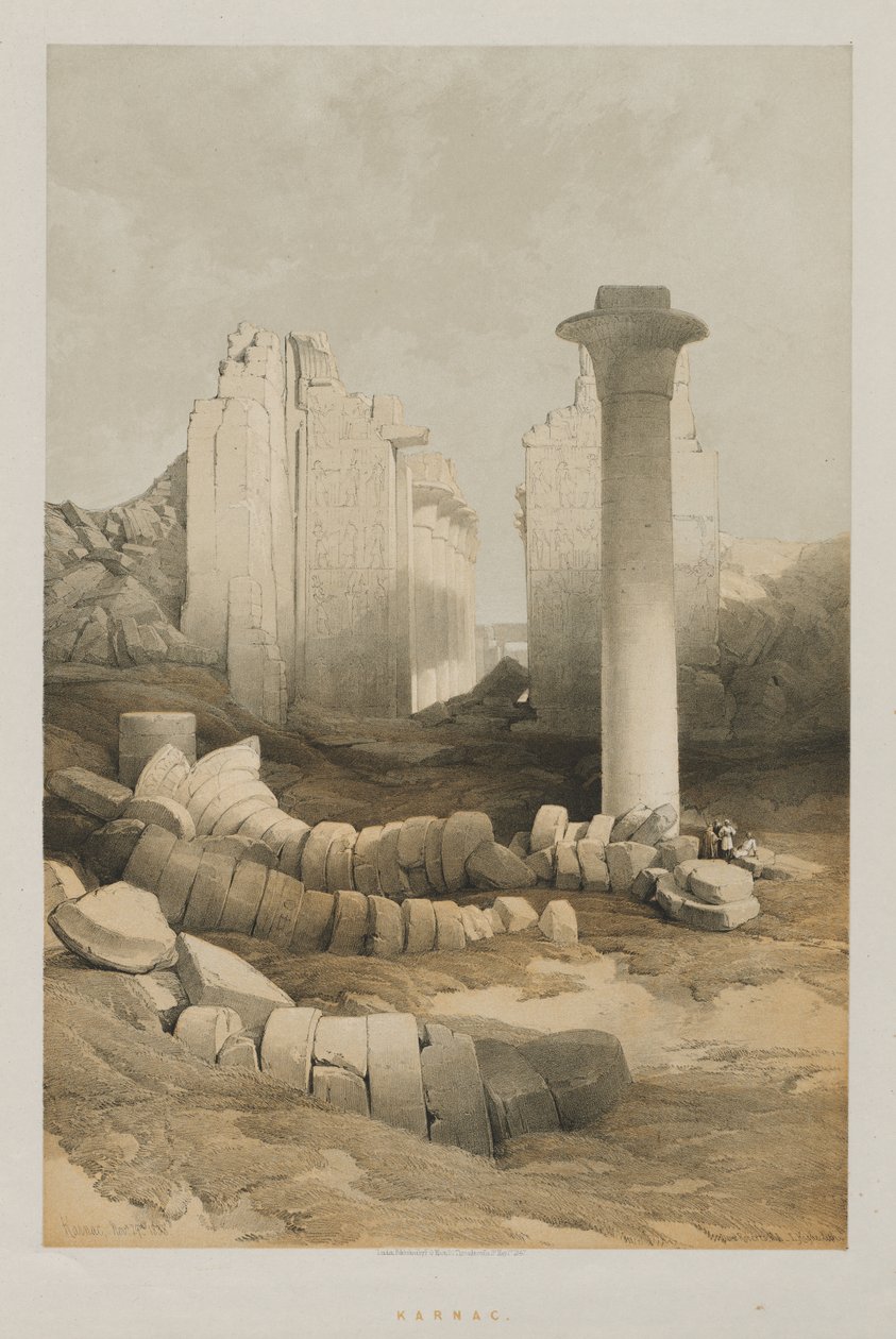 Egyiptom és Núbia, II. kötet: Karnak alkotó: Louis Haghe
