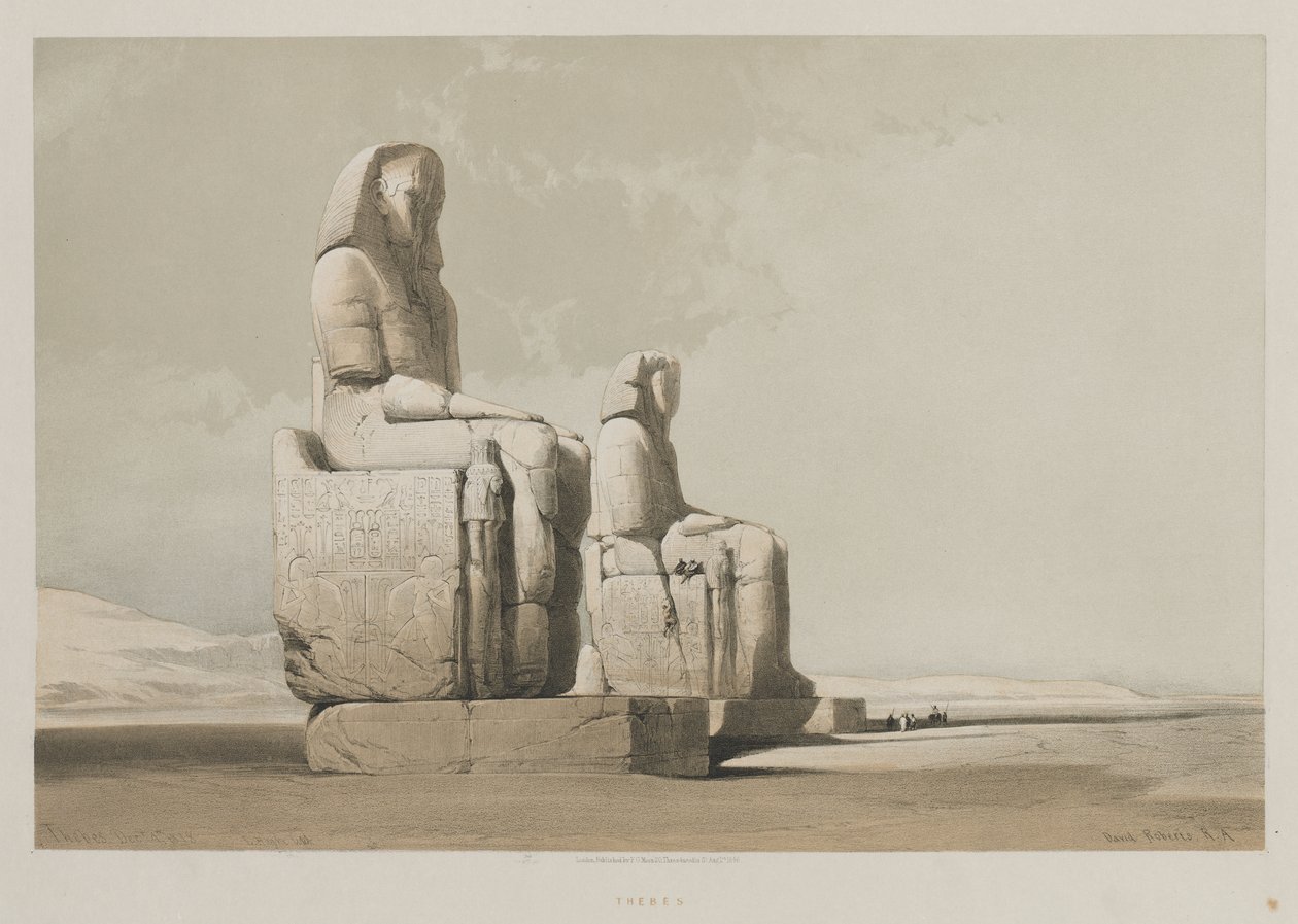Egyiptom és Núbia, I. kötet: Théba alkotó: Louis Haghe