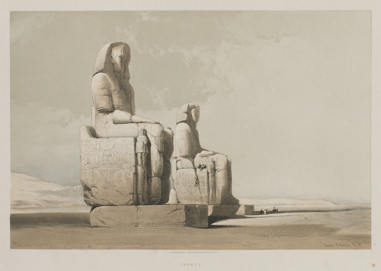 Egyiptom és Núbia, I. kötet: Théba, 1846. alkotó: Louis Haghe