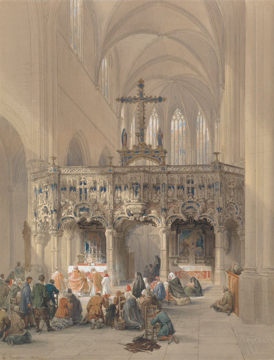 Szent Mihály-hegy, Utrecht alkotó: Louis Haghe