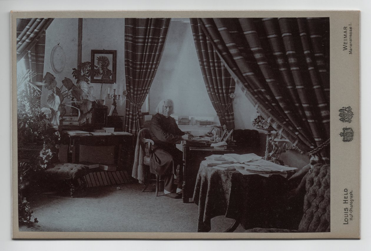 Liszt Ferenc (1811-1886) (1886, fénykép) alkotó: Louis Held