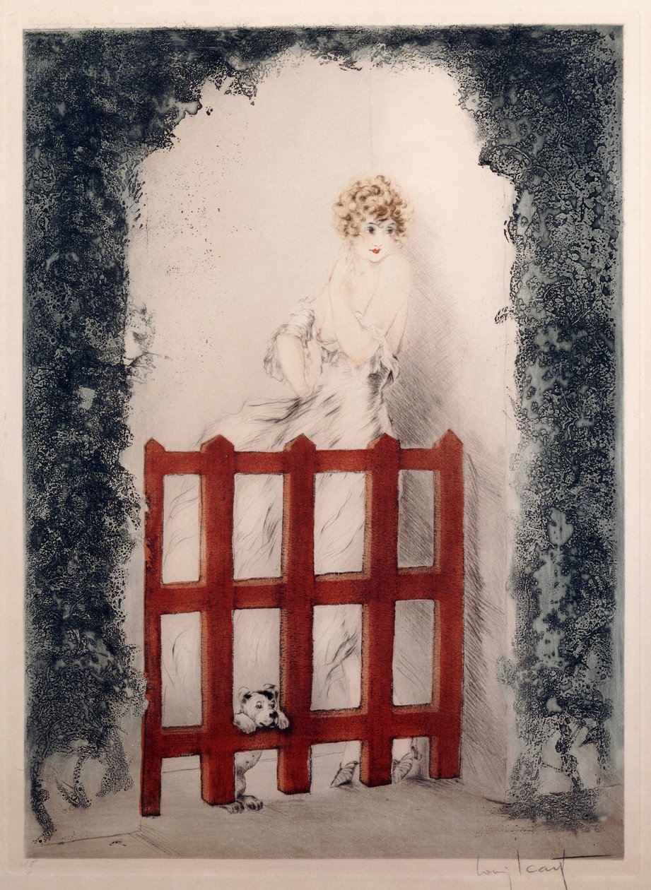 Vörös Kapu alkotó: Louis Icart