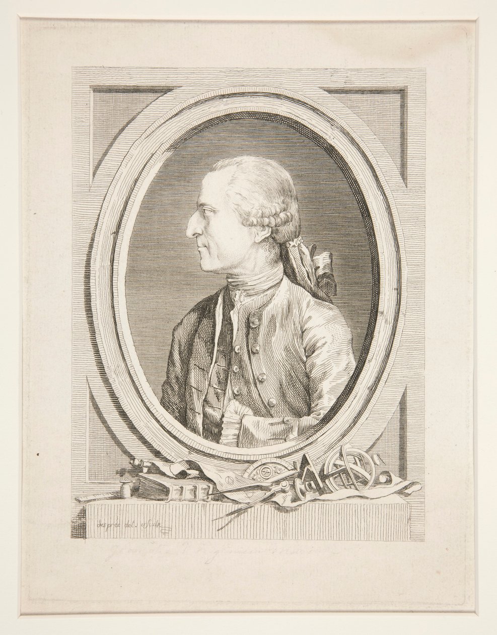 Antoine de Ch?sie portréja alkotó: Louis Jean Desprez