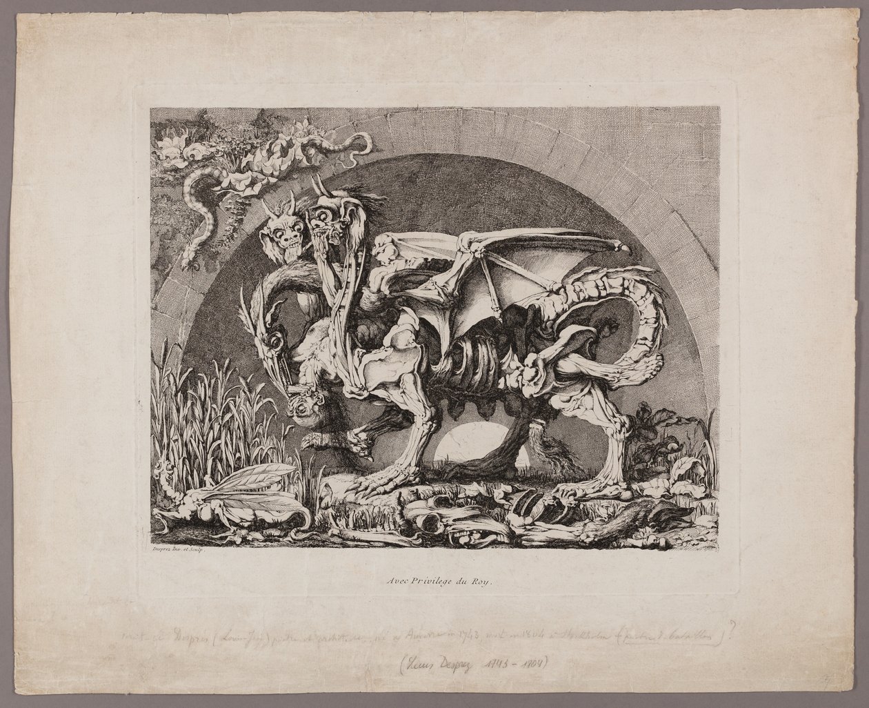 A Kiméra alkotó: Louis Jean Desprez