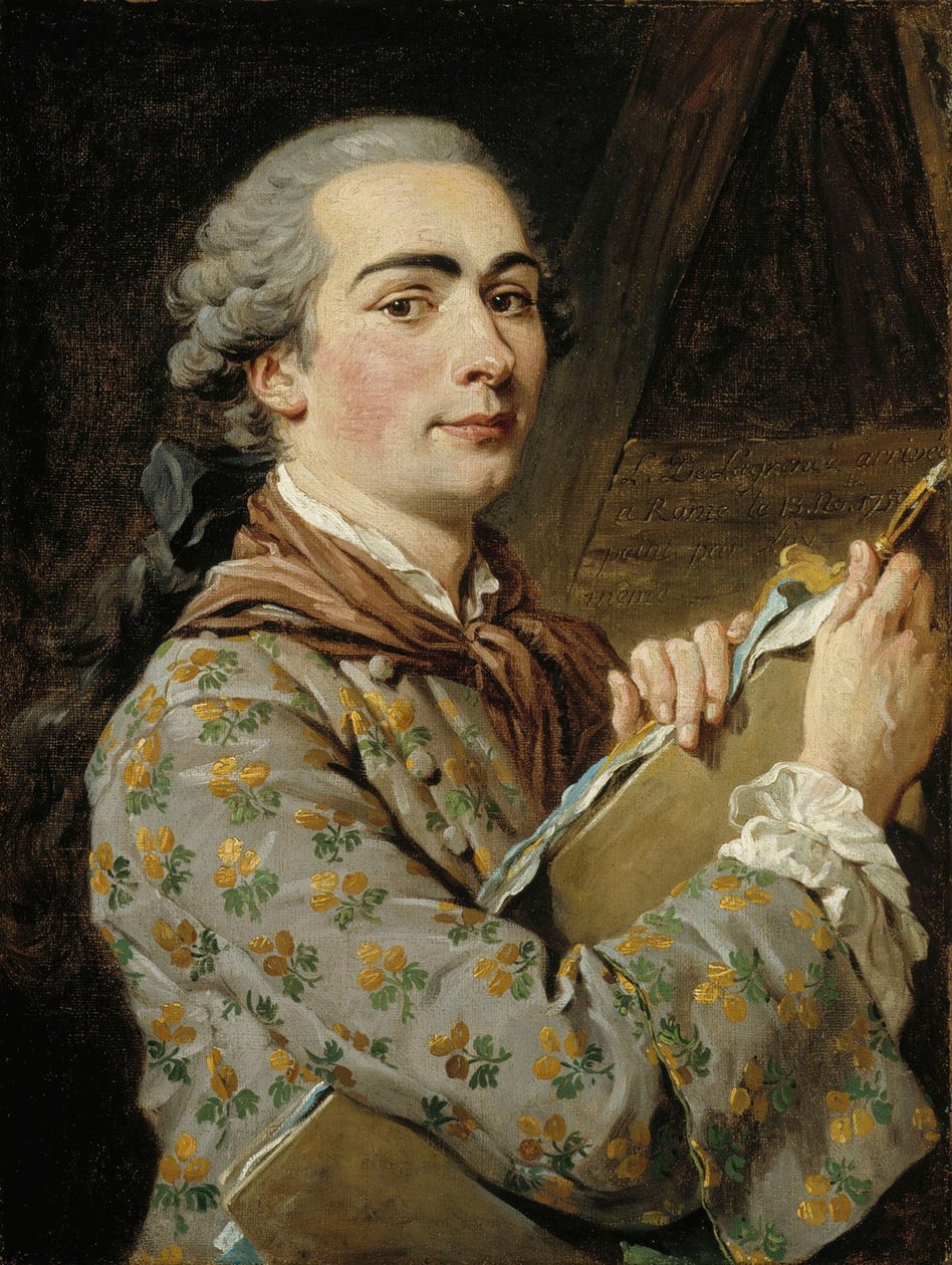 Önarckép, 1750-es évek. alkotó: Louis Jean François Lagrenée