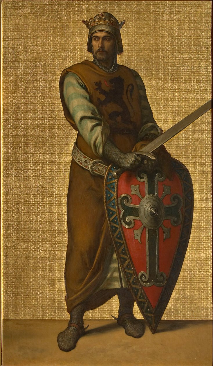 II. Róbert Jeruzsálem, 1872-1877. alkotó: Louis Joseph Gallait