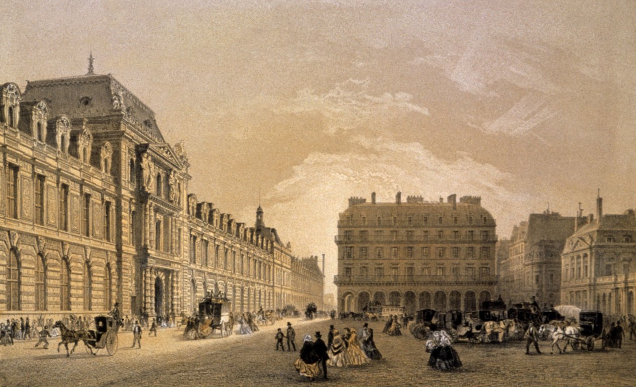 A Louvre alkotó: Louis Jules (after) Arnout