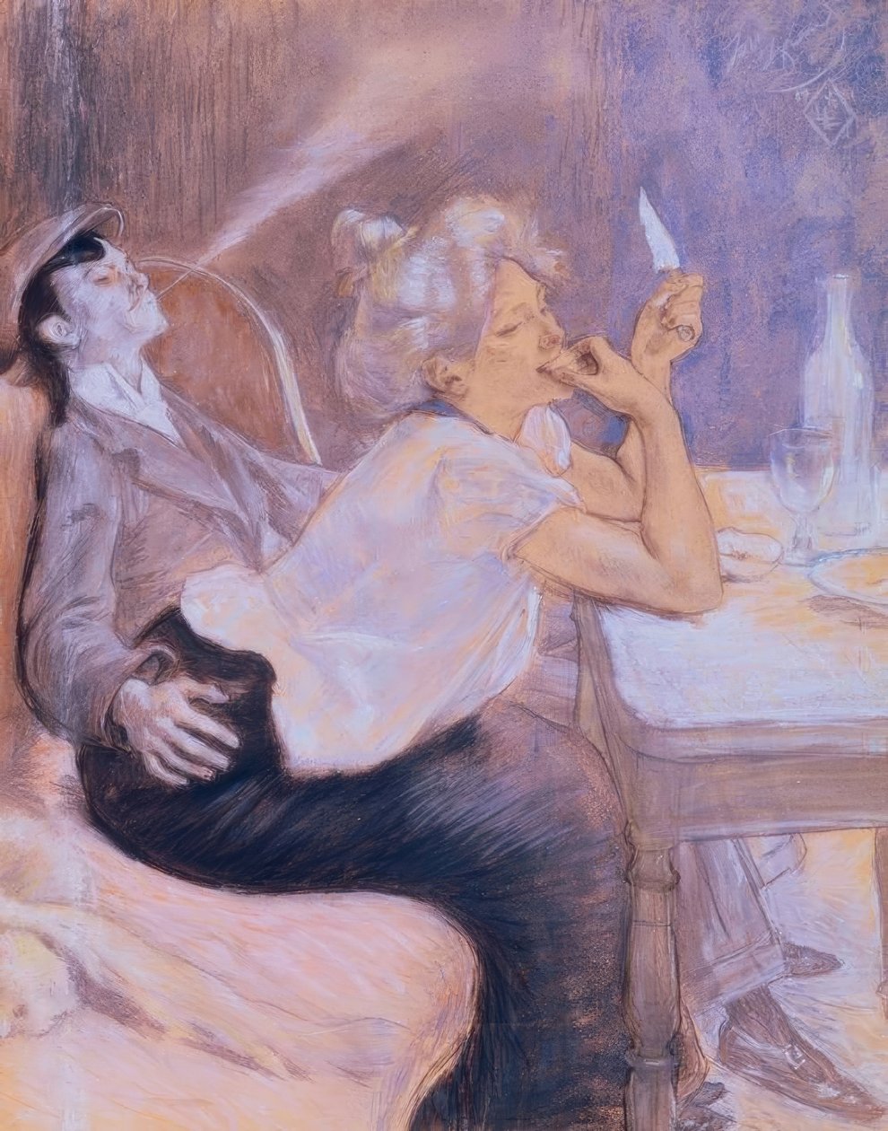 Az apacs vacsora alkotó: Louis Legrand