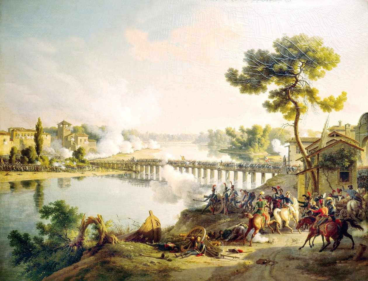 Lodi csata (1796) alkotó: Louis Lejeune