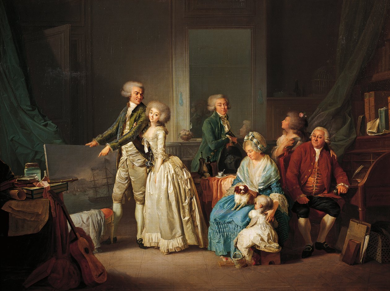 Gohin család alkotó: Louis Leopold Boilly