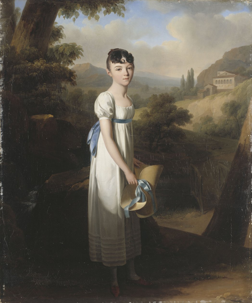 Mademoiselle Athénaïs dAlbenas portréja alkotó: Louis Leopold Boilly