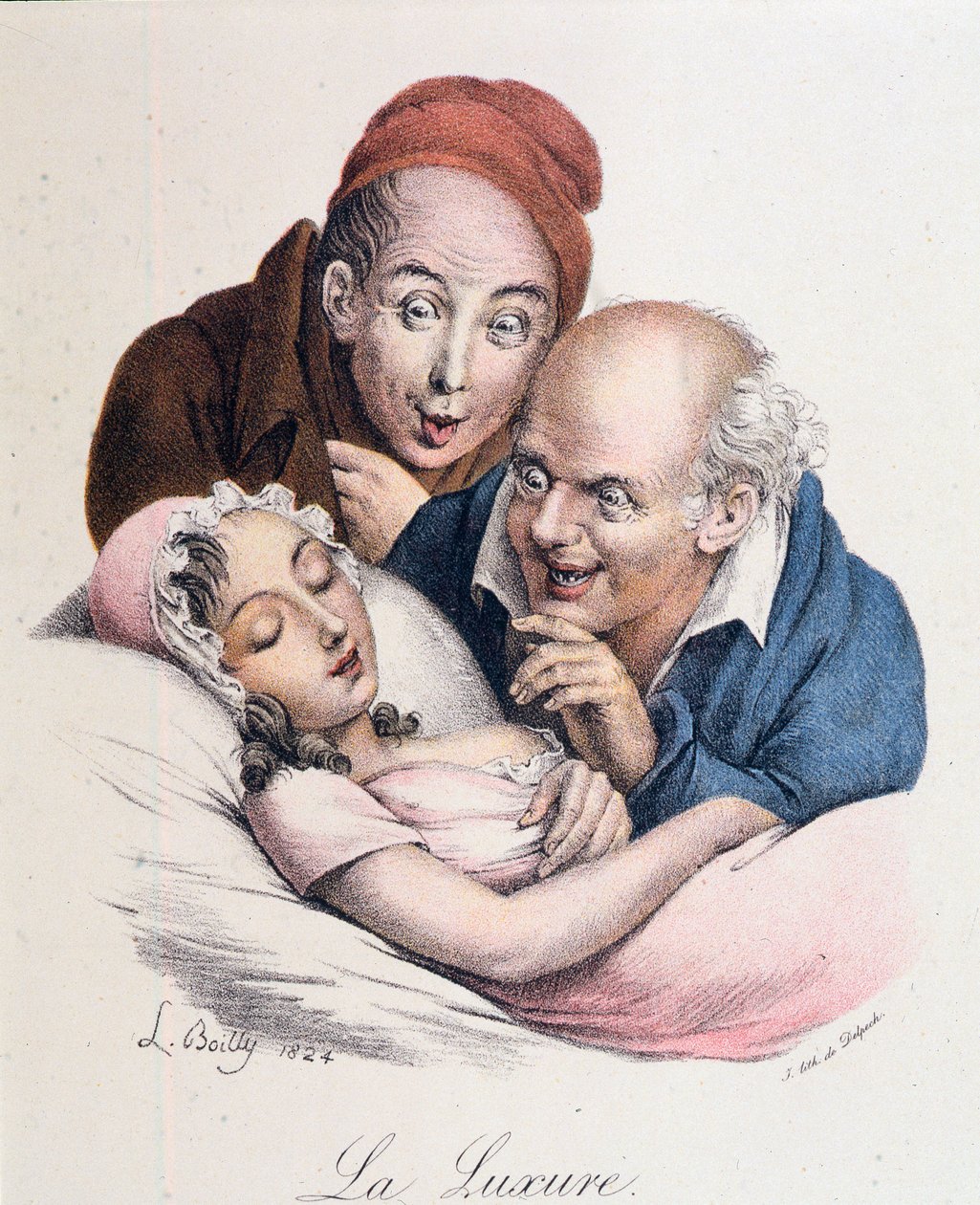Seven Deadly Sins: Lust – Boilly alkotó: Louis Leopold Boilly