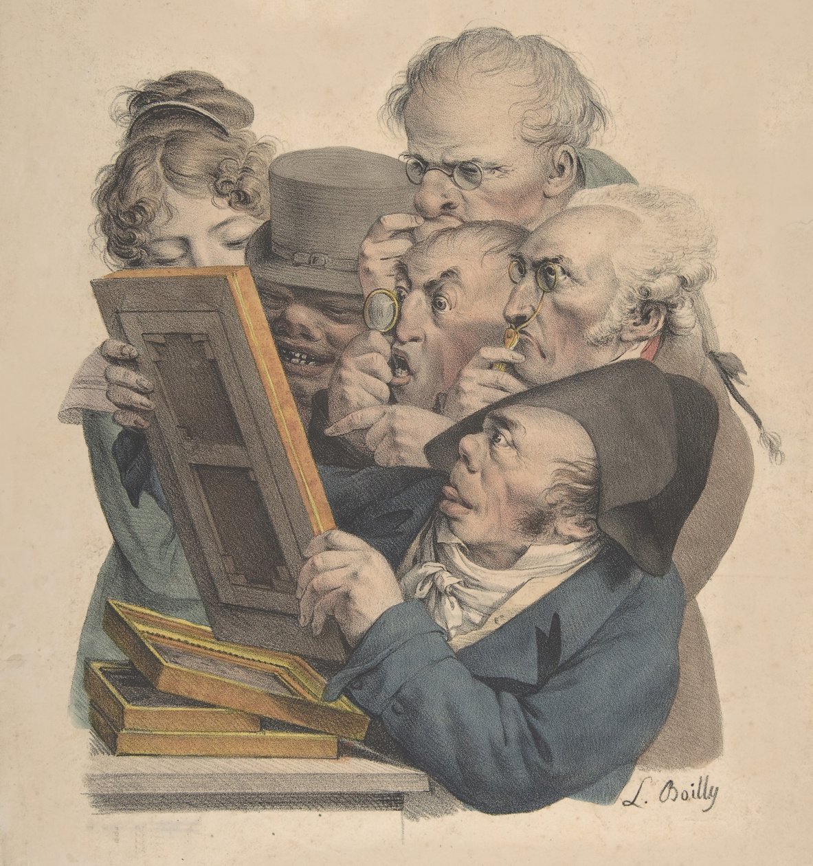 A műértők, 1823-28. alkotó: Louis Leopold Boilly