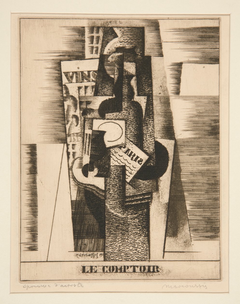 A számláló alkotó: Louis Marcoussis