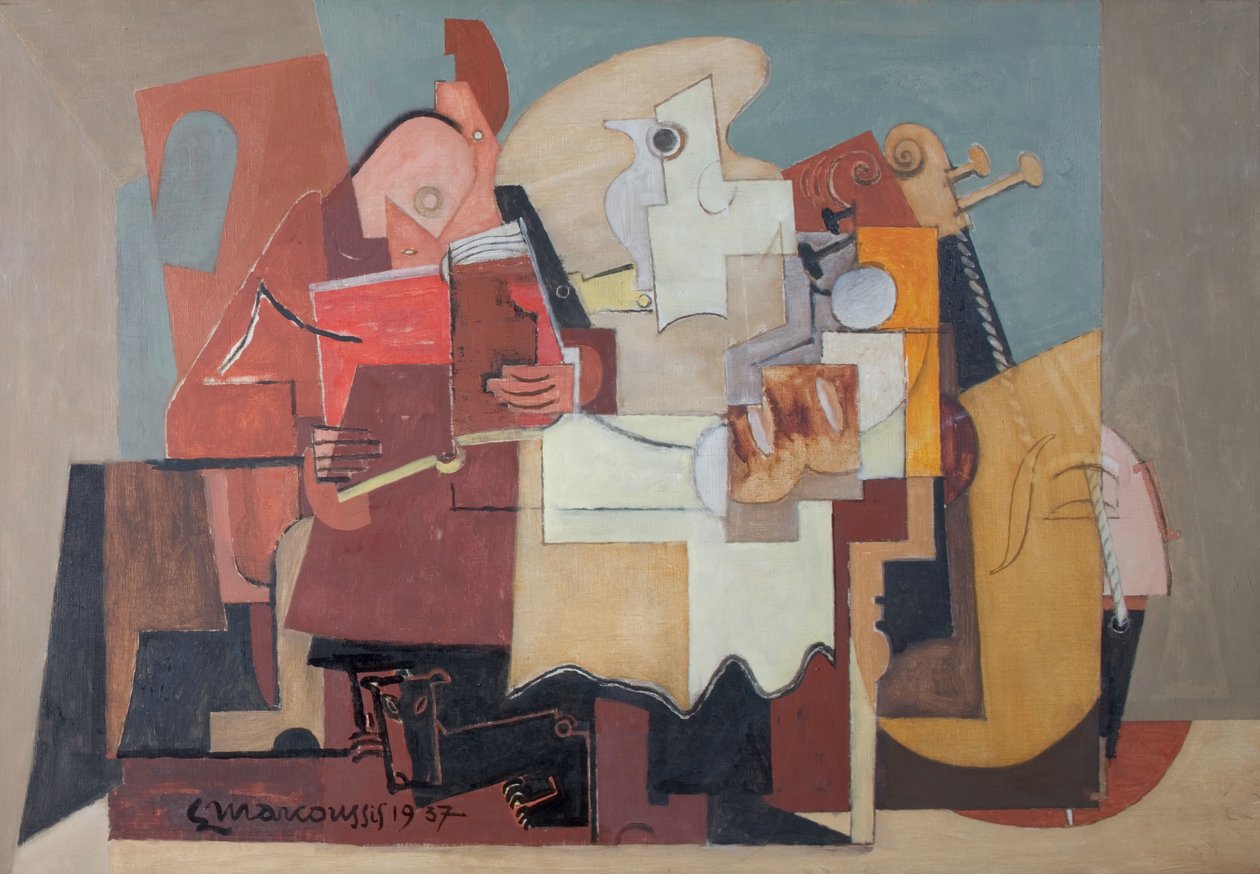 Az olvasó, 1937. alkotó: Louis Marcoussis