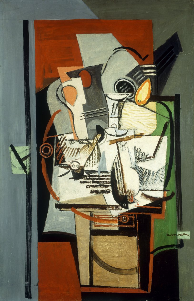Csendélet; Nature Morte, 1930 körül alkotó: Louis Marcoussis