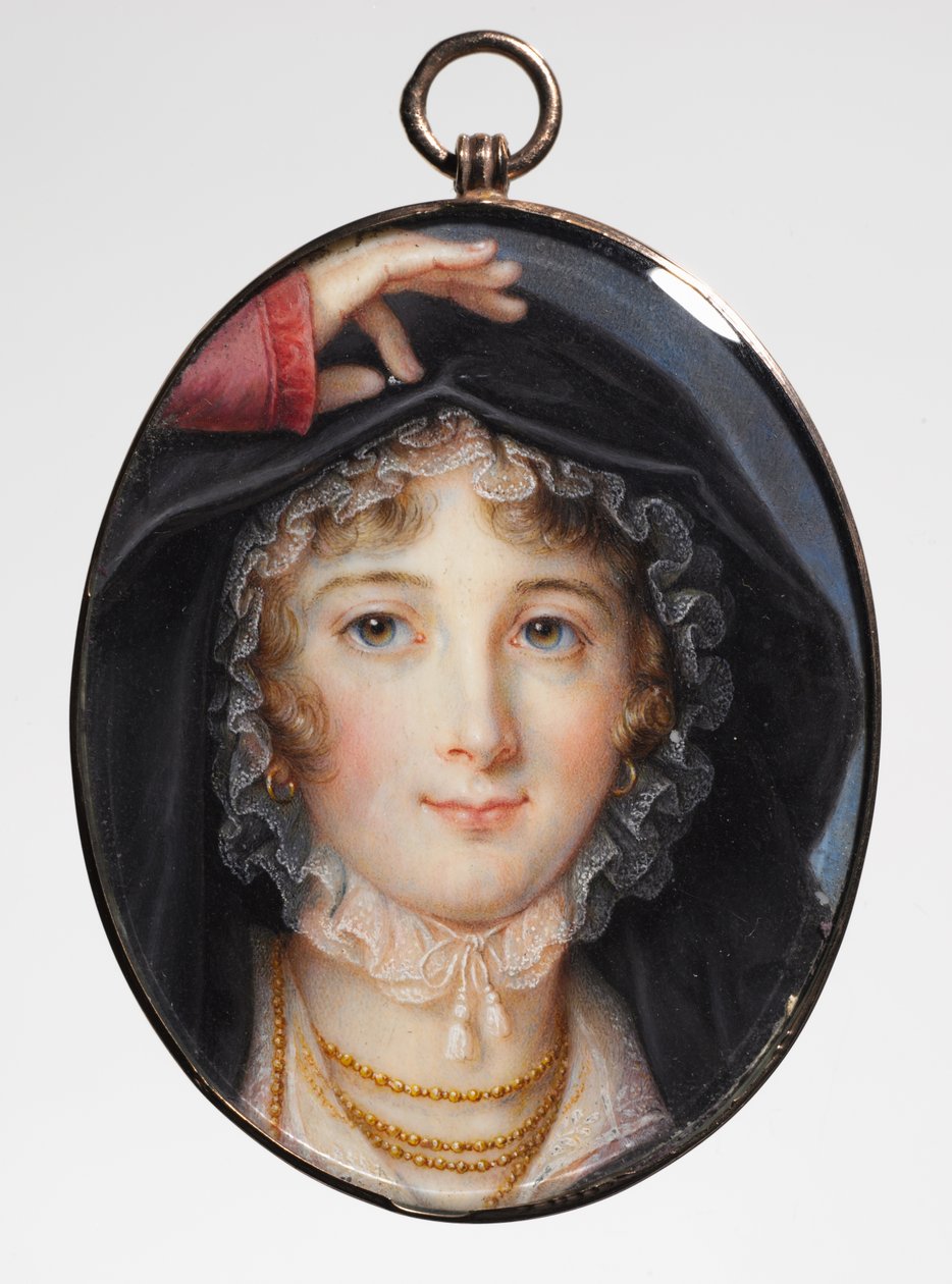 Női portré, 1810-es évek. alkotó: Louis Marie Autissier